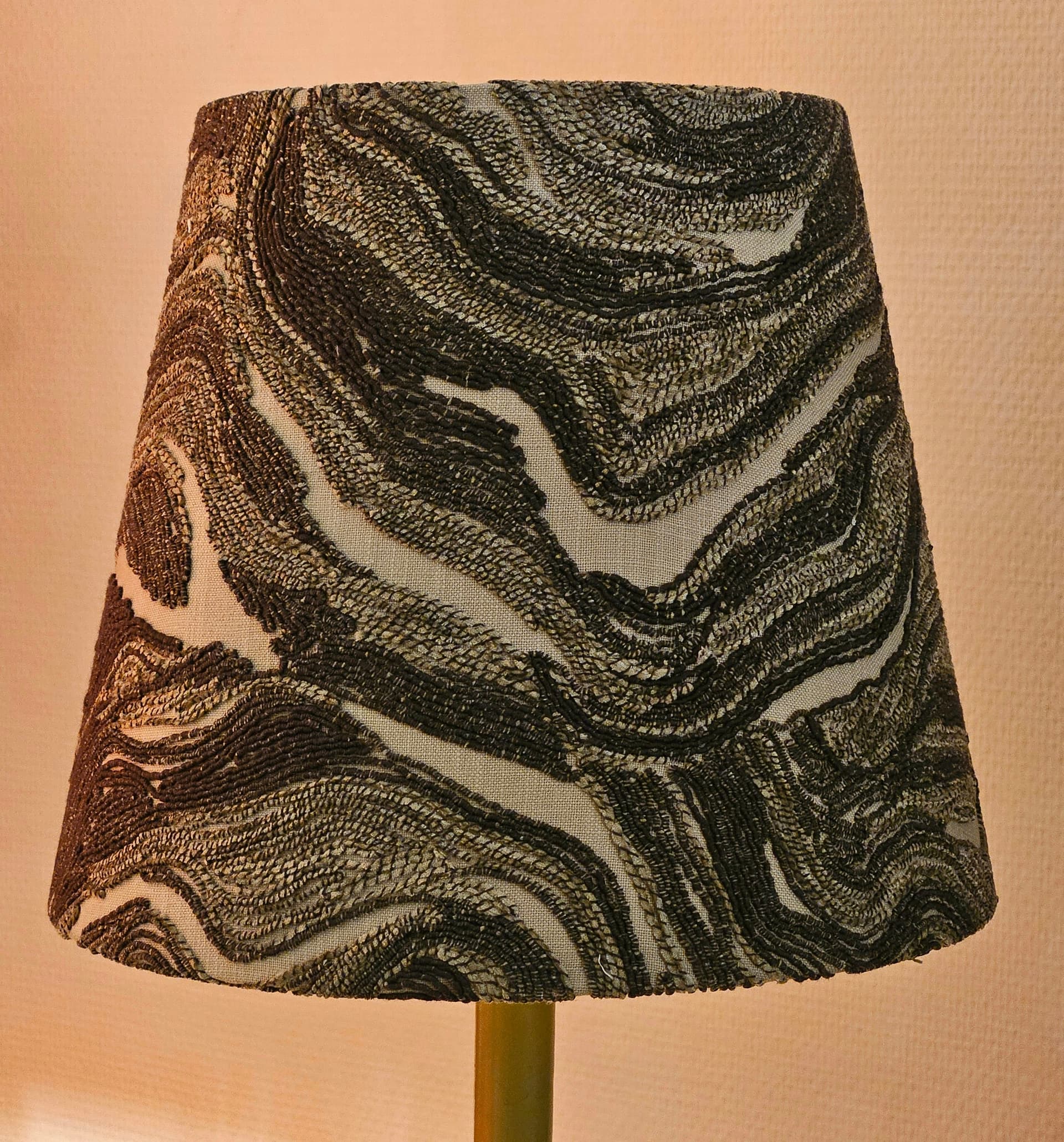 ABAT-JOUR CONIQUE "Nuit d'Orage "