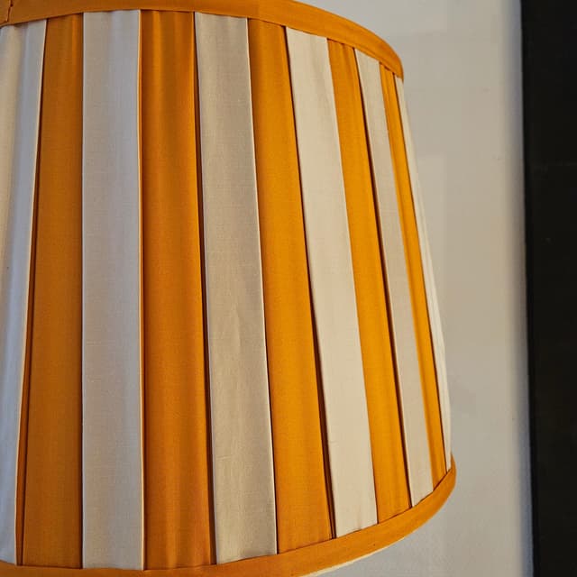 ABAT-JOUR PLISSE BICOLORE "MANGUE"