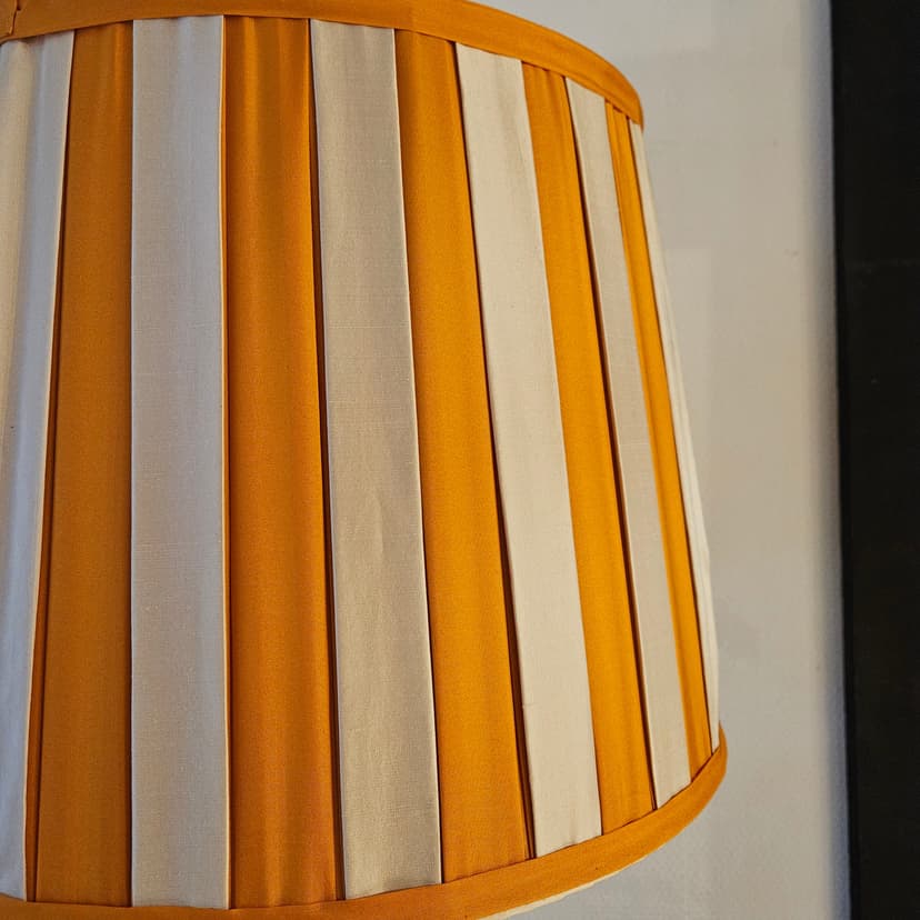 ABAT-JOUR PLISSE BICOLORE "MANGUE"