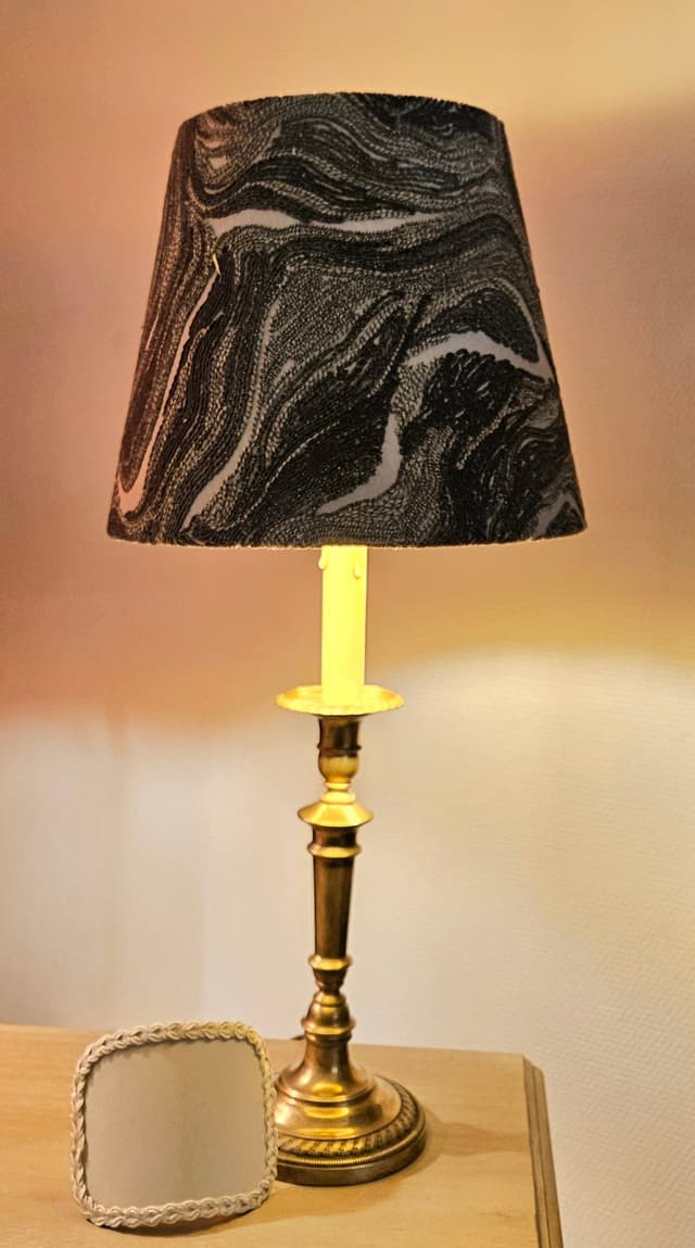 ABAT-JOUR CONIQUE "Nuit d'Orage "