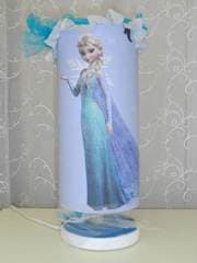 Lampe à poser Collection les Tubulines Reine des Neiges - Les abat-jour d’illumine