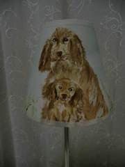 Abat-jour Cocker roux - Les abat-jour d’illumine