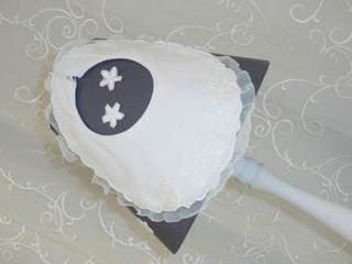 Abat-jour conique Linge ancien - Les abat-jour d’illumine