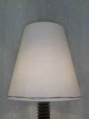 Abat-jour Conique Lin Blanc - Les abat-jour d’illumine