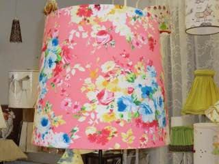 Abat-jour Conique Fleurs anglaises - Les abat-jour d’illumine