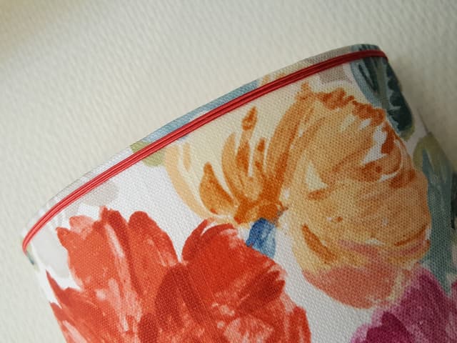 Applique Galbée fleurie - Les abat-jour d’illumine