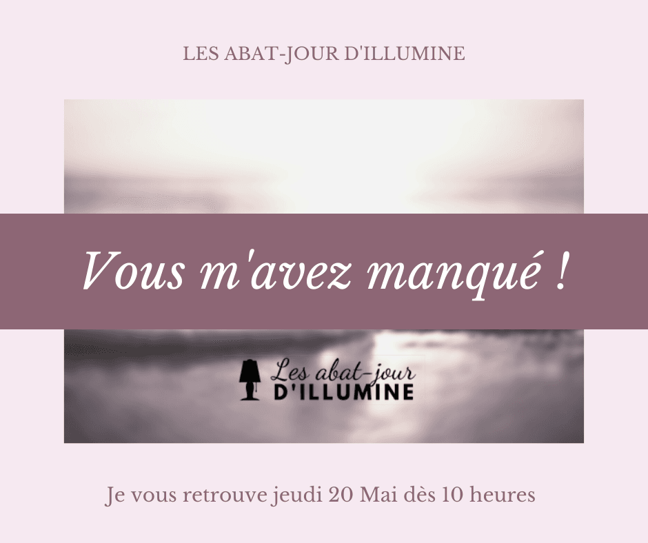 Je vous retrouve jeudi 20 Mai dès 10 heures !