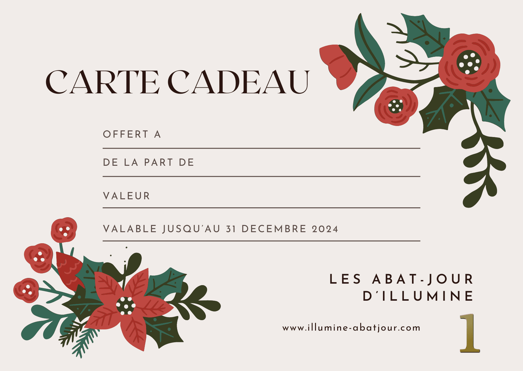 CARTE CADEAU