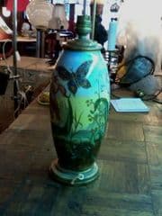 Avant/Après -Abat-jour Lin rose et Pied - Les abat-jour d’illumine