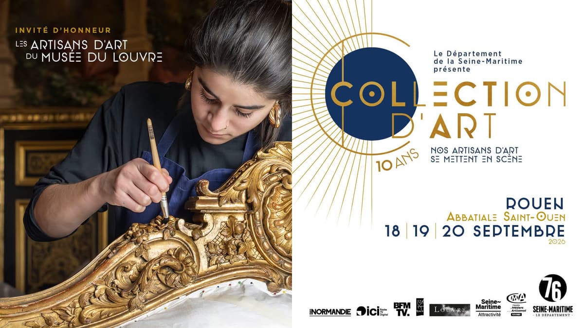 COLLECTION D'ART 2026, les métiers d'art à l'honneur à l'abbatiale Saint-Ouen à Rouen