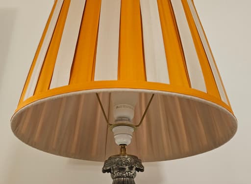 ABAT-JOUR PLISSE BICOLORE "MANGUE"