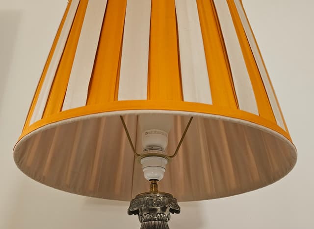 ABAT-JOUR PLISSE BICOLORE "MANGUE"