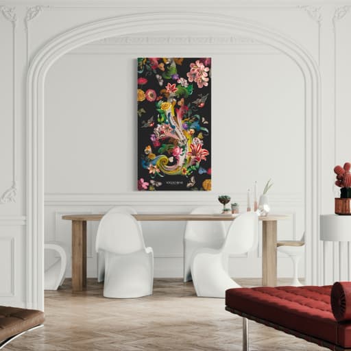 FLEURS DE ROCAILLE — Tenture