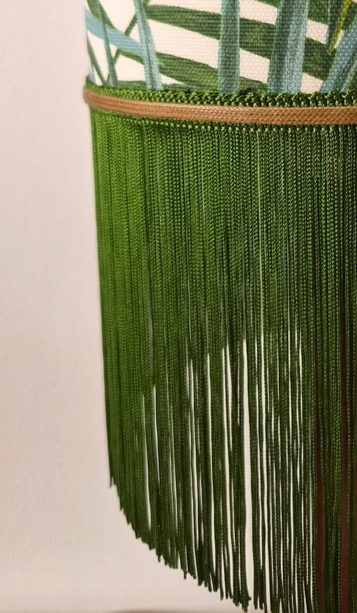 Franges longues vert anglais Houlès
