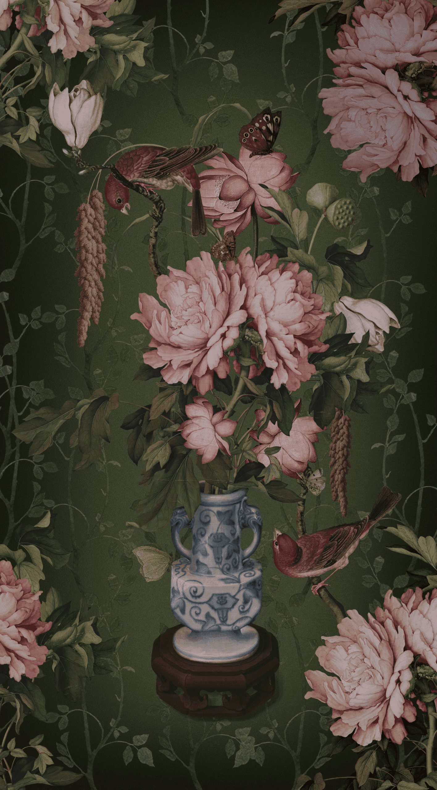 PORCELAINE — Tenture