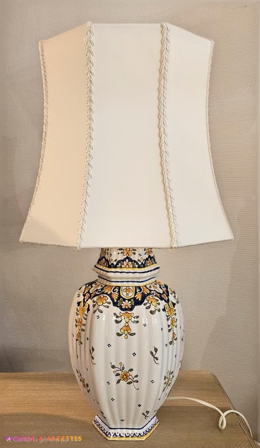 ABAT-JOUR PAGODE à panneaux " Ton sur Ton "