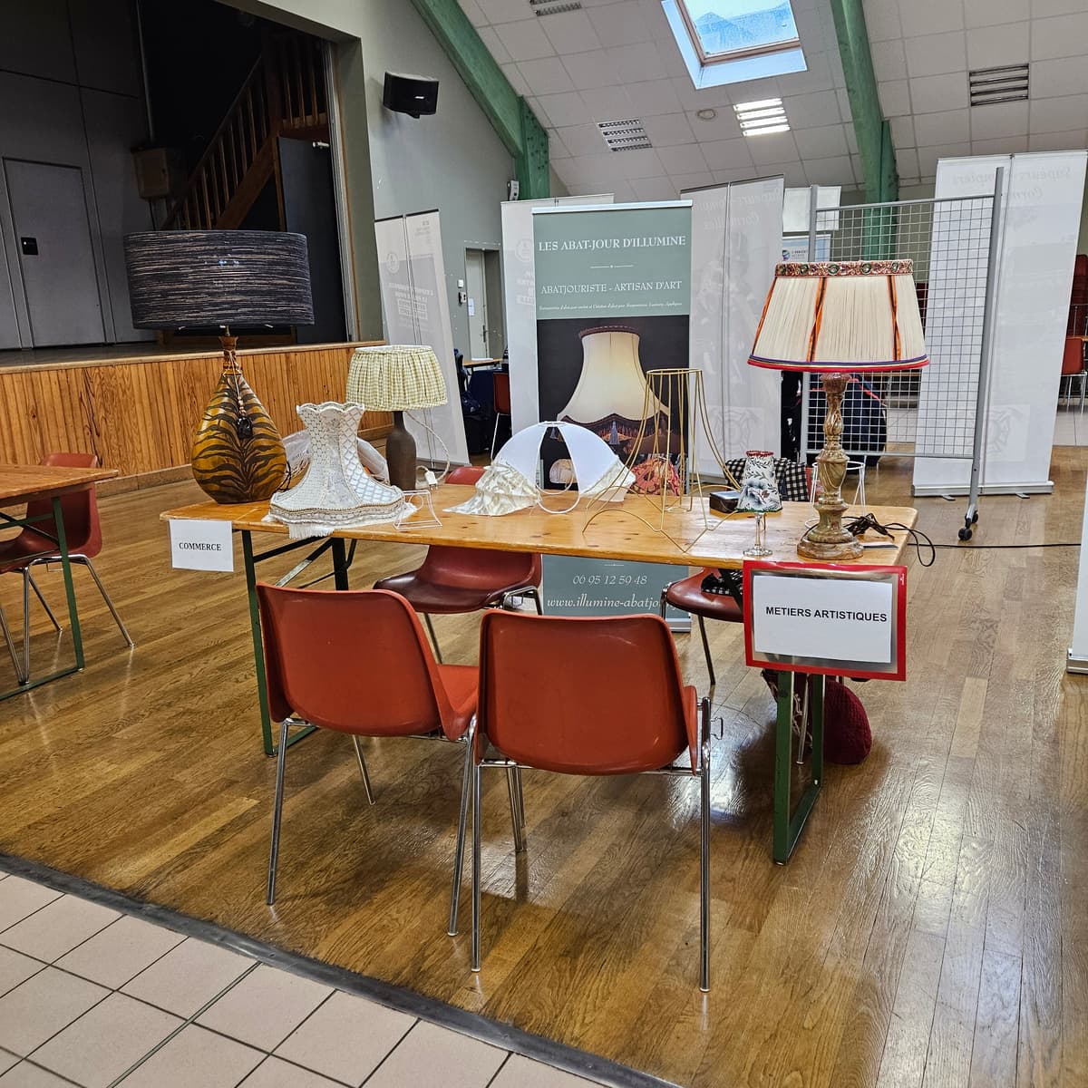 LES ABAT-JOUR D'ILLUMINE au Forum des Métiers de Cormeilles ce mercredi 18 Novembre 2024