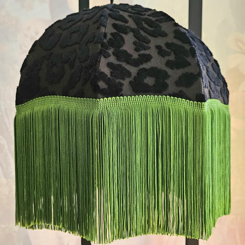 SUSPENSION DOME A FESTONS "PANTHERE"