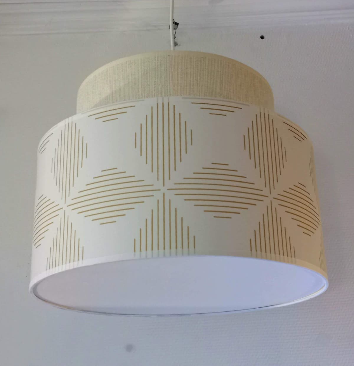 SUSPENSION DOUBLE PAPIER — photo produit (vue 1)