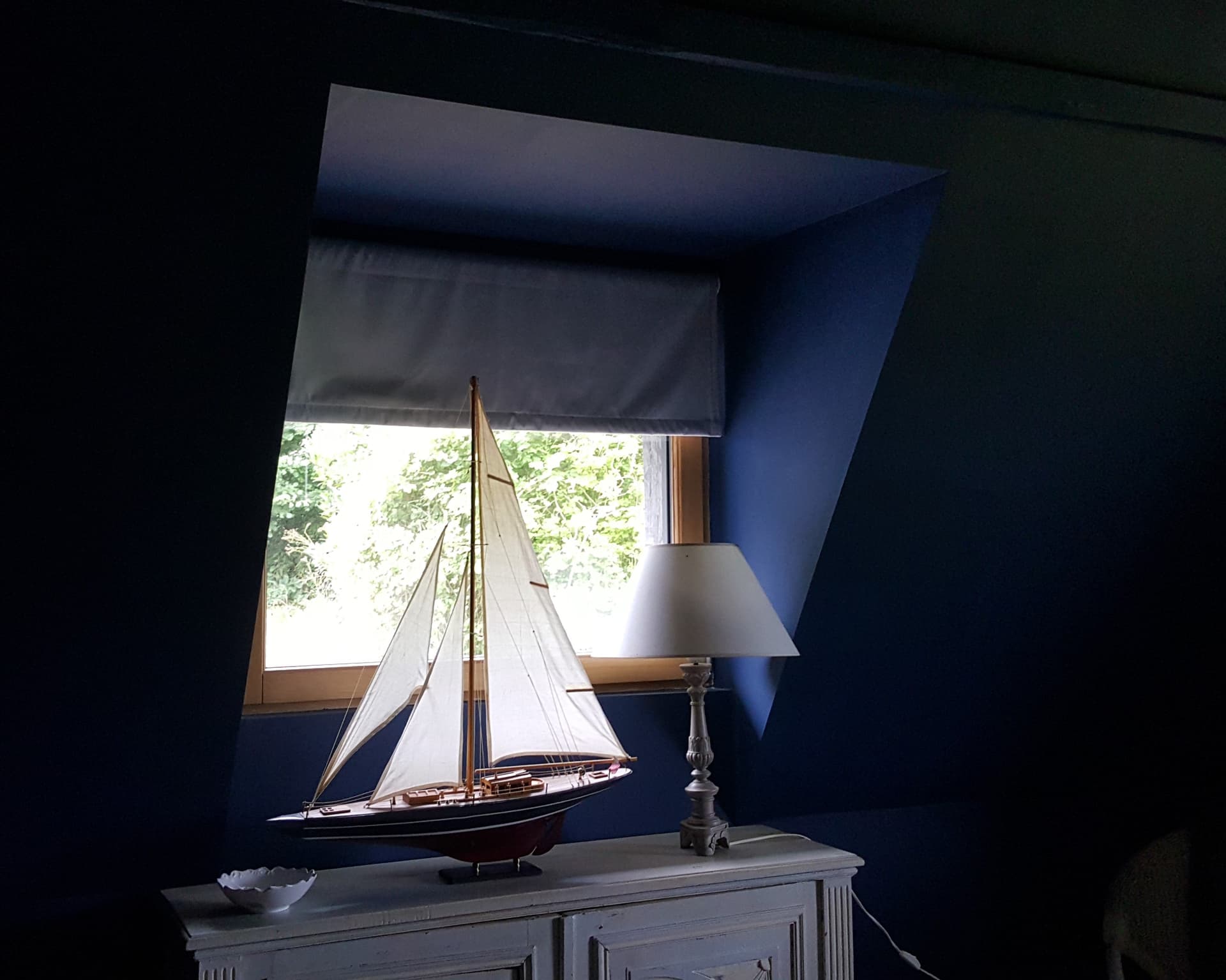 Lin blanc occultant - Les abat-jour d’illumine