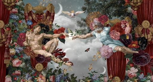 LA CREATION D’ADAM — Tenture