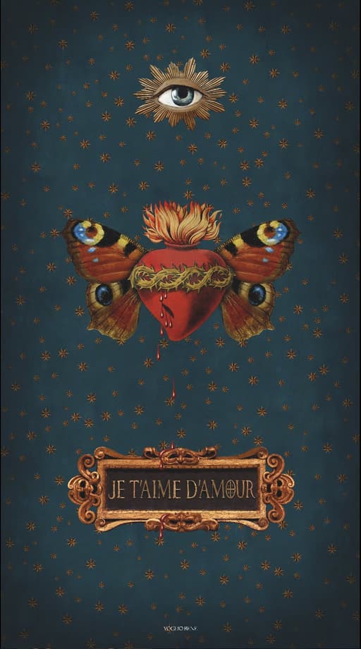 PAPILLON SACRE — Tenture