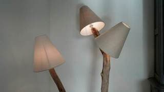 Lampadaire et abat-jour en Lin - Les abat-jour d’illumine