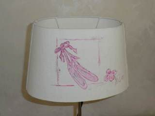 Abat-Jour Ovale Petits Chaussons - Les abat-jour d’illumine