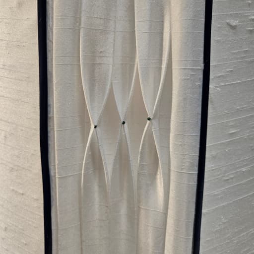 ABAT-JOUR CARRE ESPAGNOL "Perlées bleues "