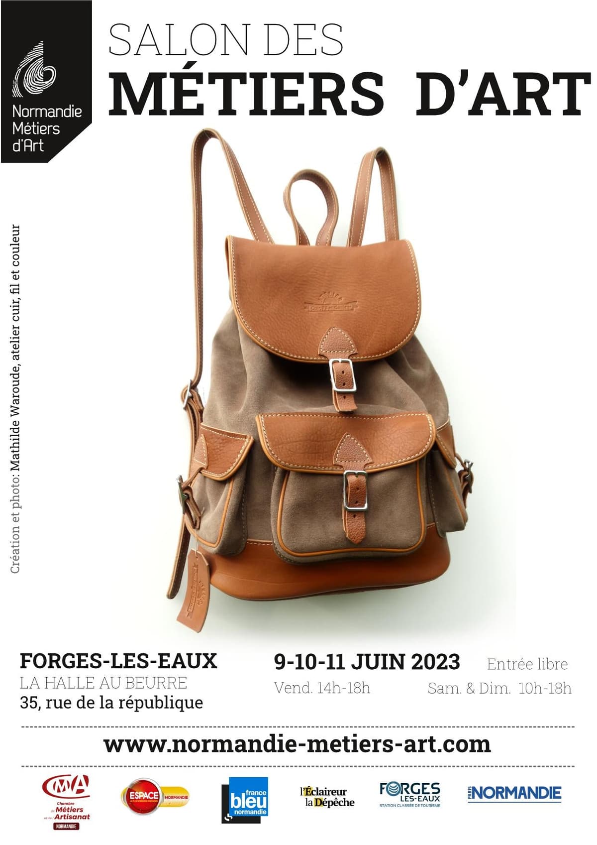 SALON DES METIERS D ART - FORGES LES EAU 9/10/11 JUIN 2023