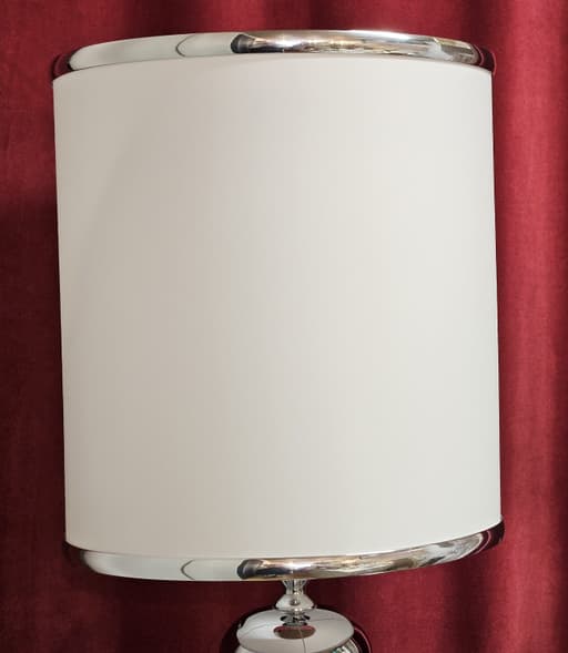 ABAT-JOUR "Les Années 70 " laque et chrome