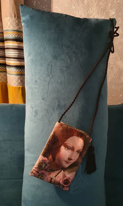 SAC/POCHETTE  LA MADONE AUX PAPILLONS