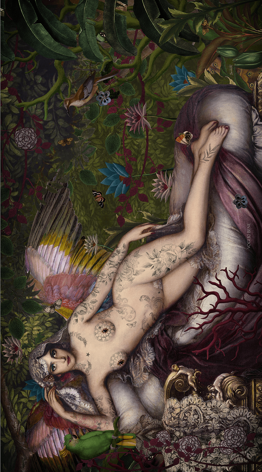 SONGE D’UNE NUIT D’ETE — Tenture
