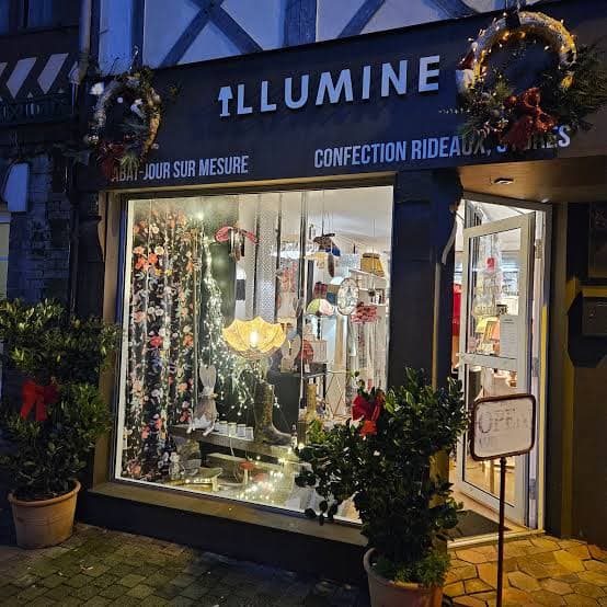 La façade de l’atelier-boutique Illumine à Cormeilles