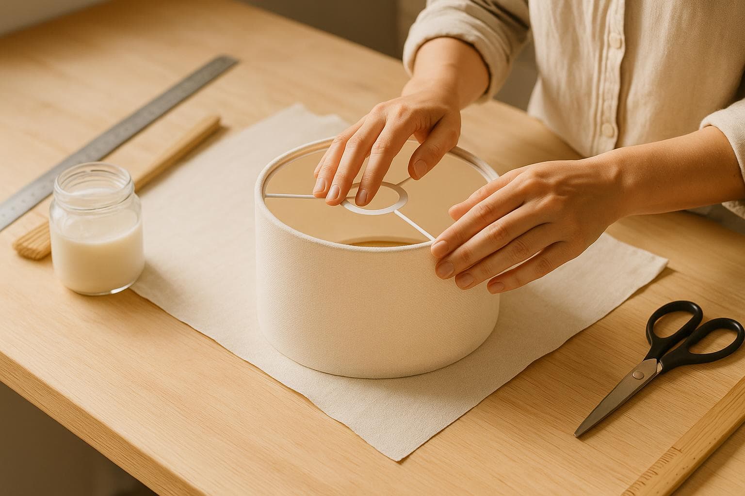 Discovery Workshop - introduction to lampshade making