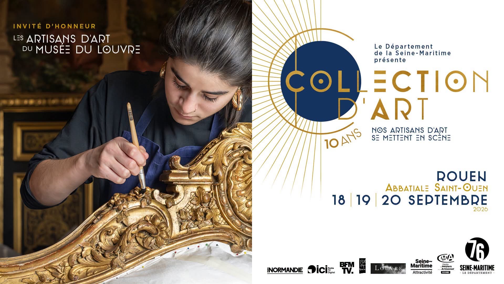 COLLECTION D'ART 2026, les métiers d'art à l'honneur à l'abbatiale Saint-Ouen à Rouen
