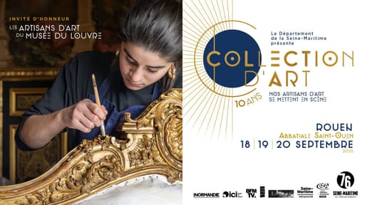 COLLECTION D'ART 2026, les métiers d'art à l'honneur à l'abbatiale Saint-Ouen à Rouen