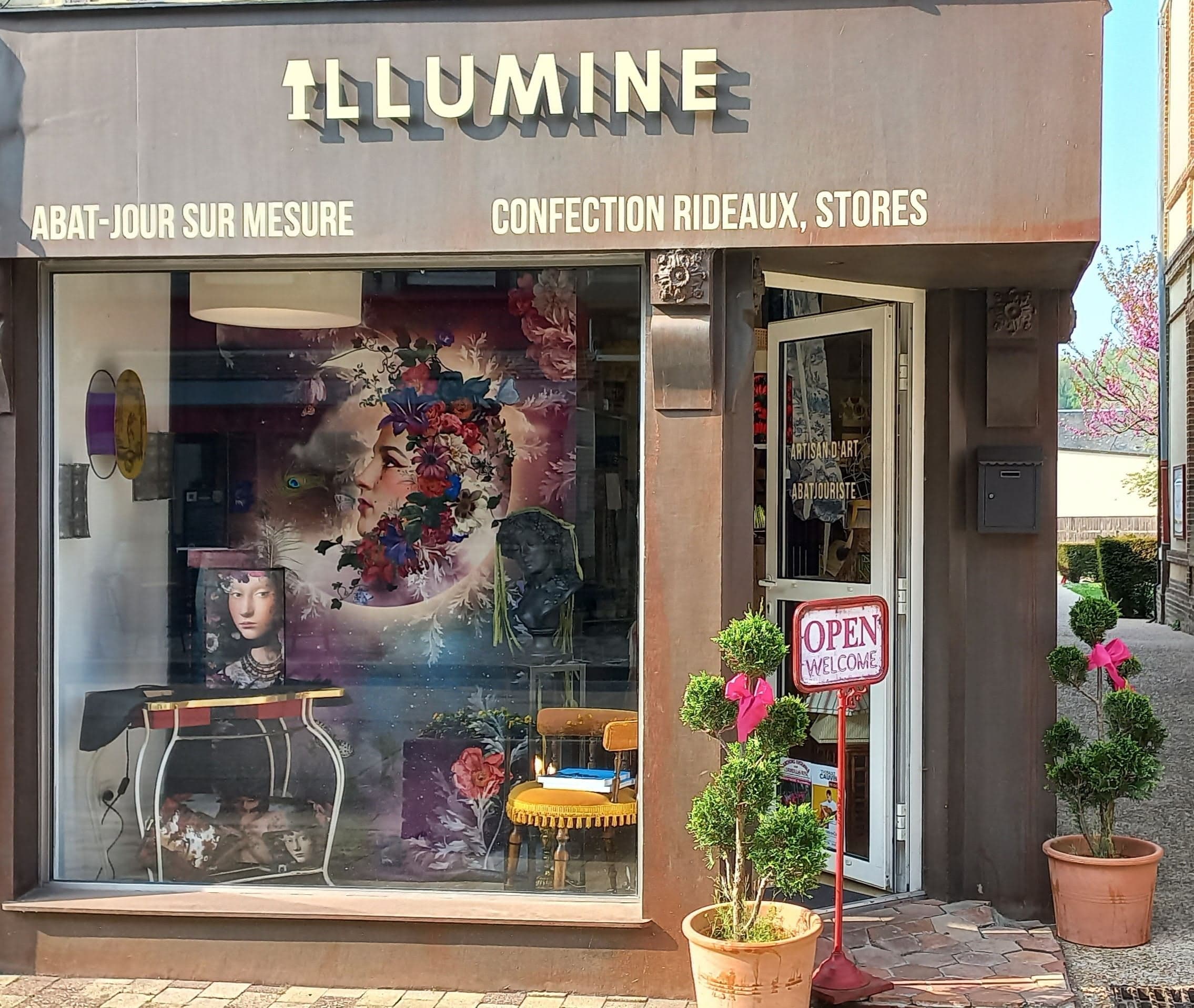 Vitrine à l'occasion de Cormeilles Rose