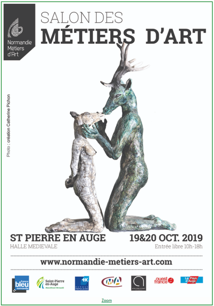 Salon des Métiers d'Art les 19 et 20 Octobre 2019 à Saint Pierre en Auge