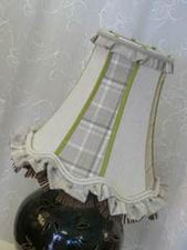 Abat-jour Pagode à festons Tartan en Folie - Les abat-jour d’illumine