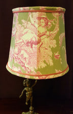 Abat-jour pagode Toile de jouy - Les abat-jour d’illumine