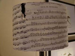 Abat-jour Ovale Partitions de Musique - Les abat-jour d’illumine