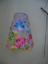 Applique Shabby Parme à festons - Les abat-jour d’illumine