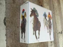 Applique carrée Cavaliers au Galop - Les abat-jour d’illumine